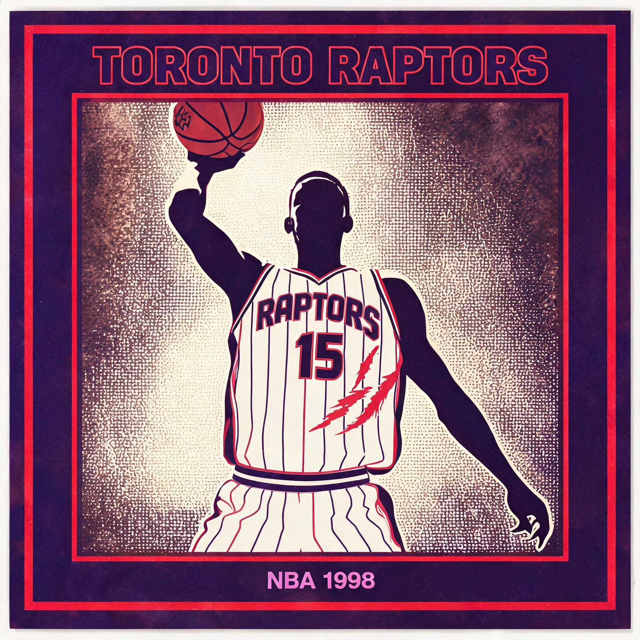 Pinstripe Vinsanity — Carter's Raptors Black Alternate