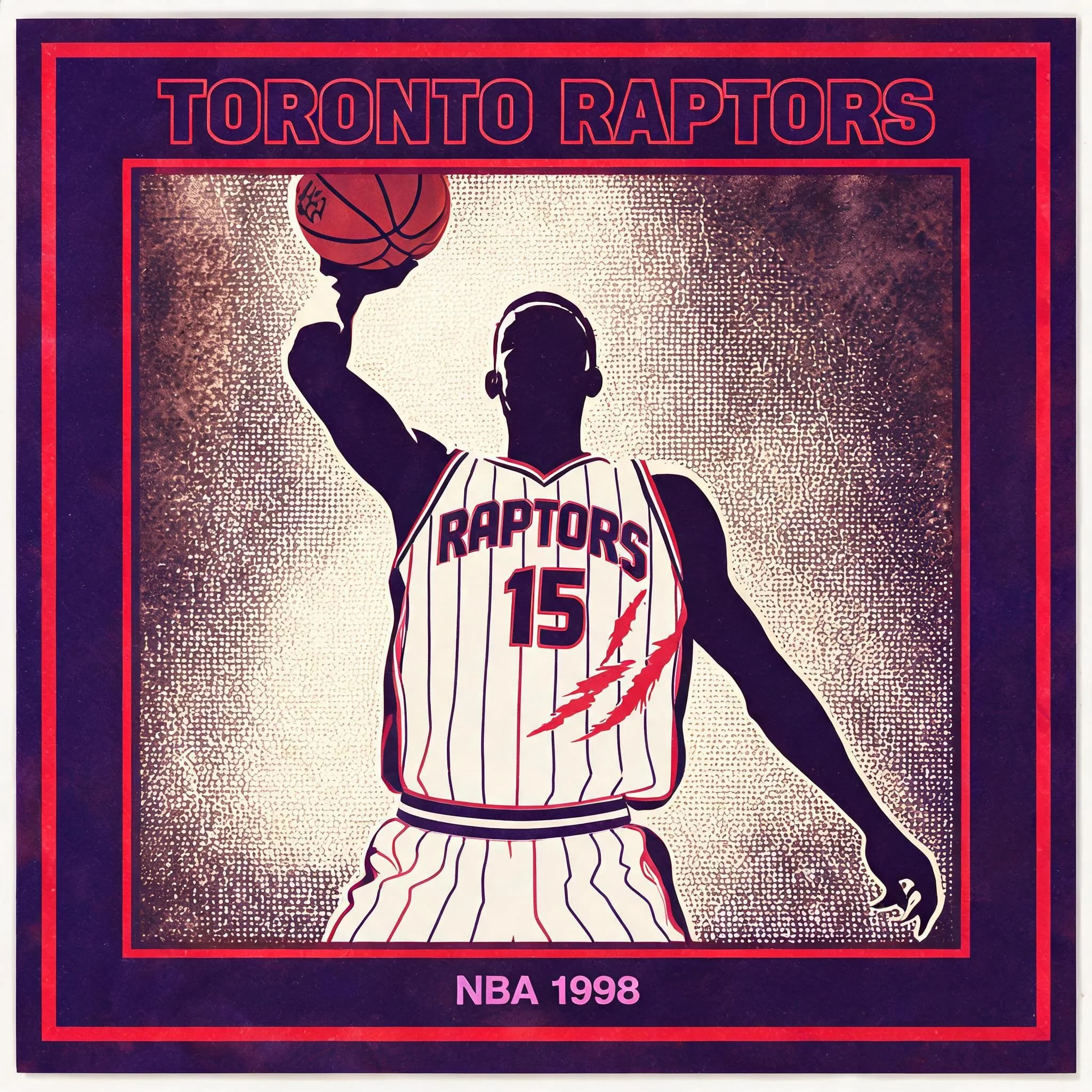 Pinstripe Vinsanity — Carter's Raptors Black Alternate