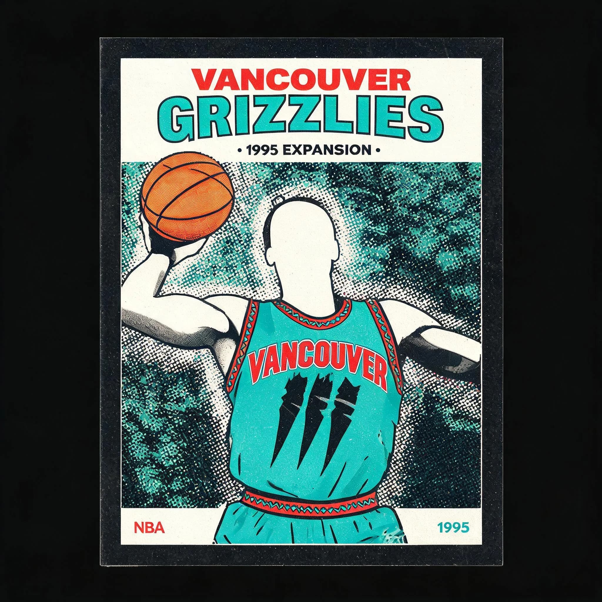 Vancouver Grizzlies Teal — The Ghost Jersey of a City That Lost Its Team