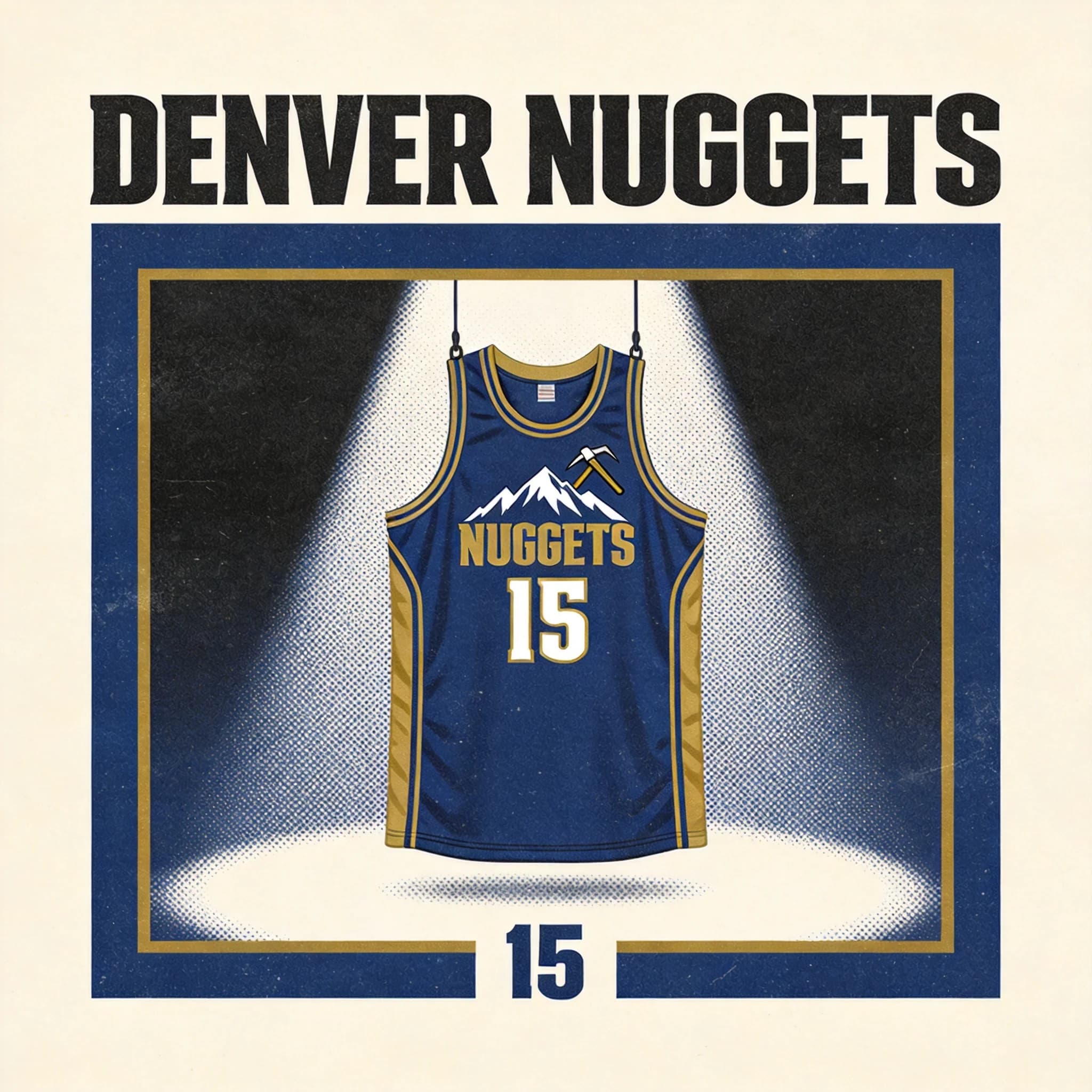 Denver Nuggets Navy Icon Edition — The MVP & Championship Jersey
