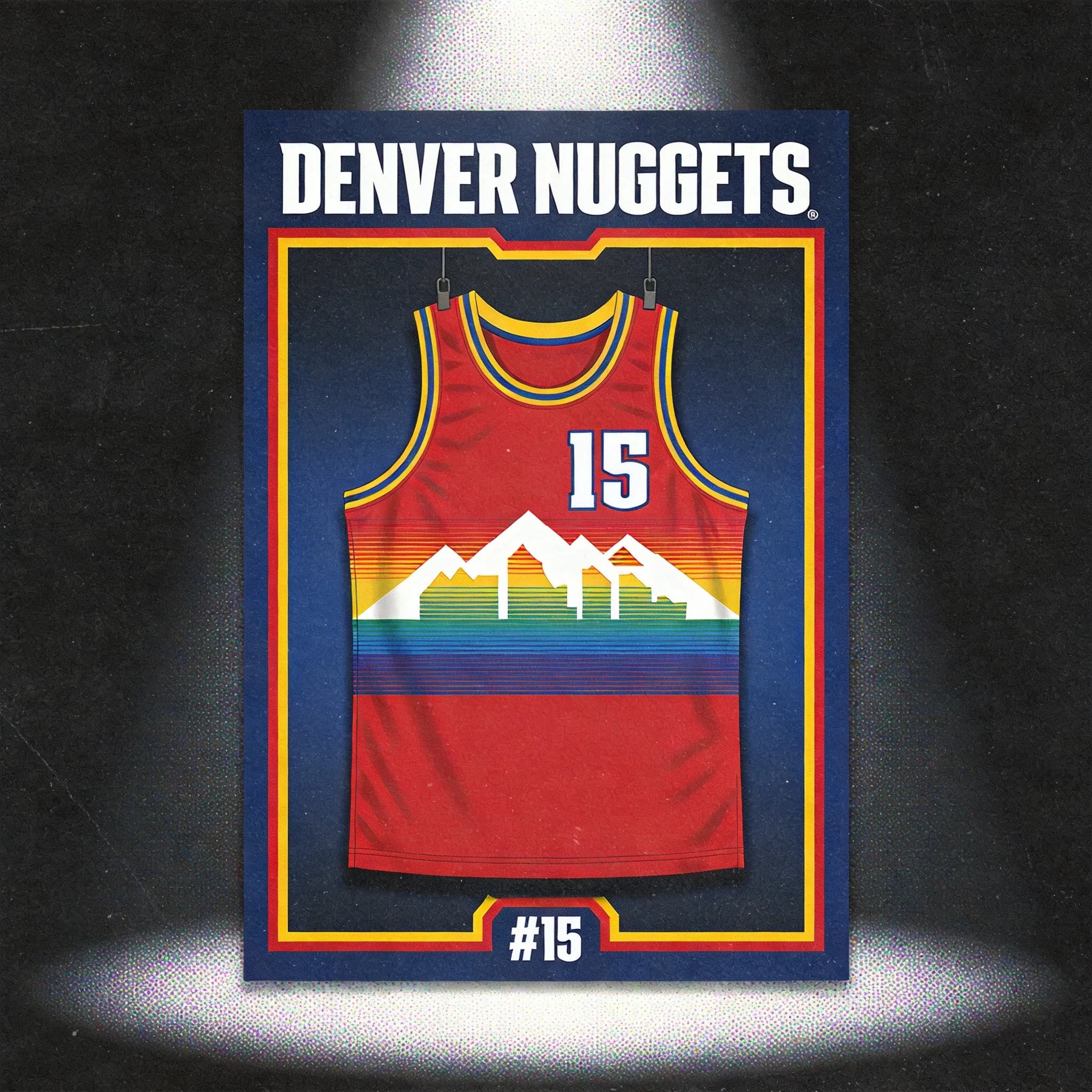 Denver Nuggets Mile High City Edition — The Rainbow Skyline