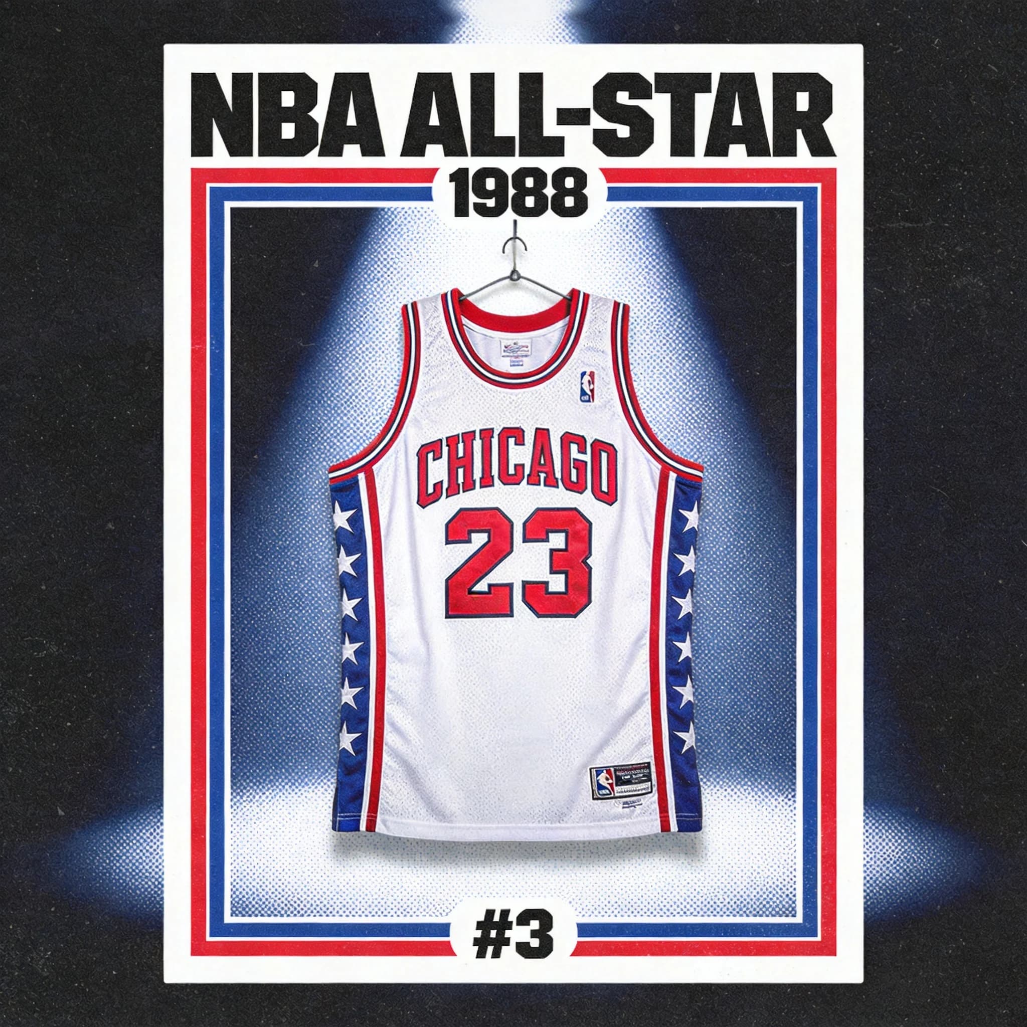 The Free-Throw Line Jersey — Jordan's 1988 All-Star Slam Dunk Contest