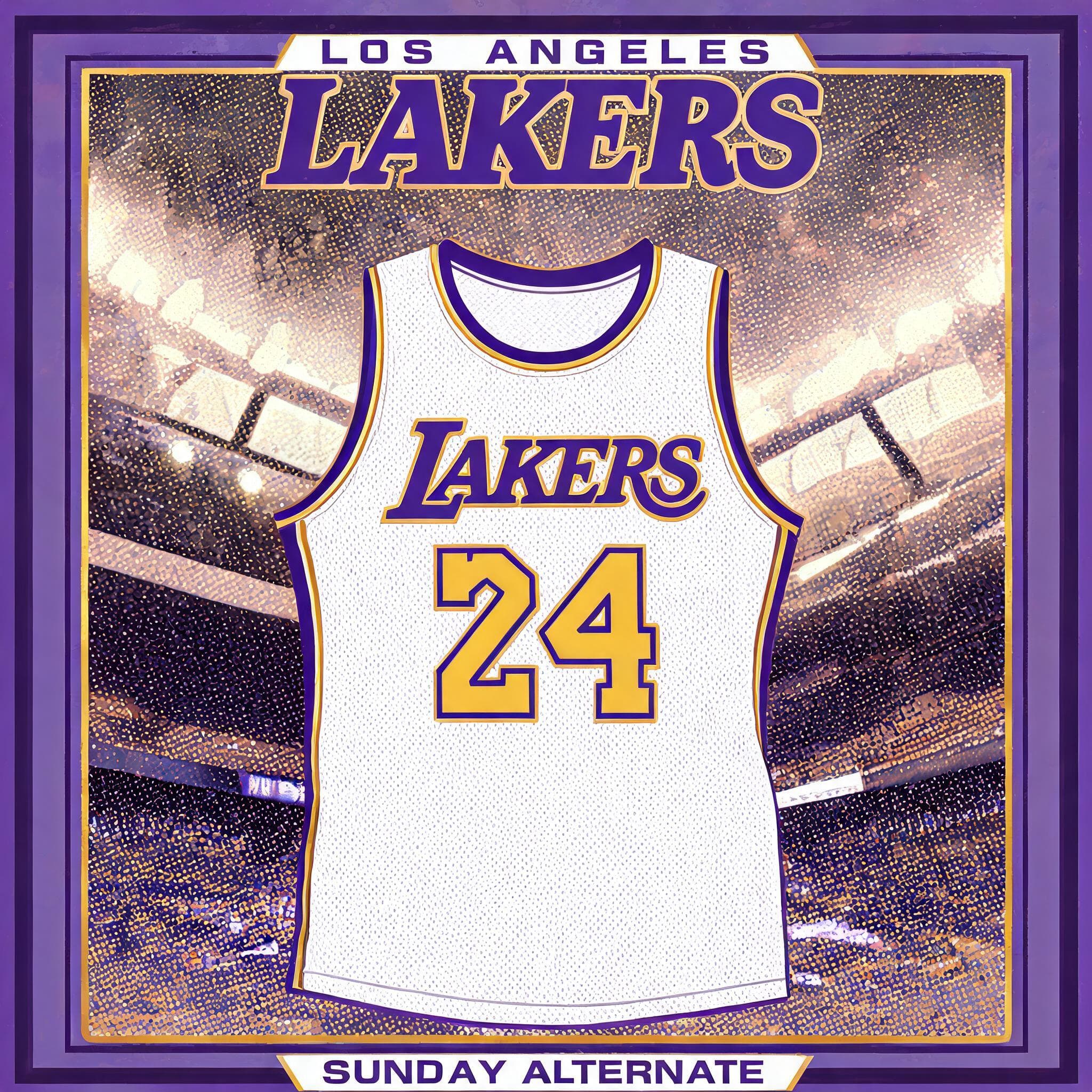 Sunday White — Kobe's Lakers Home Alternate