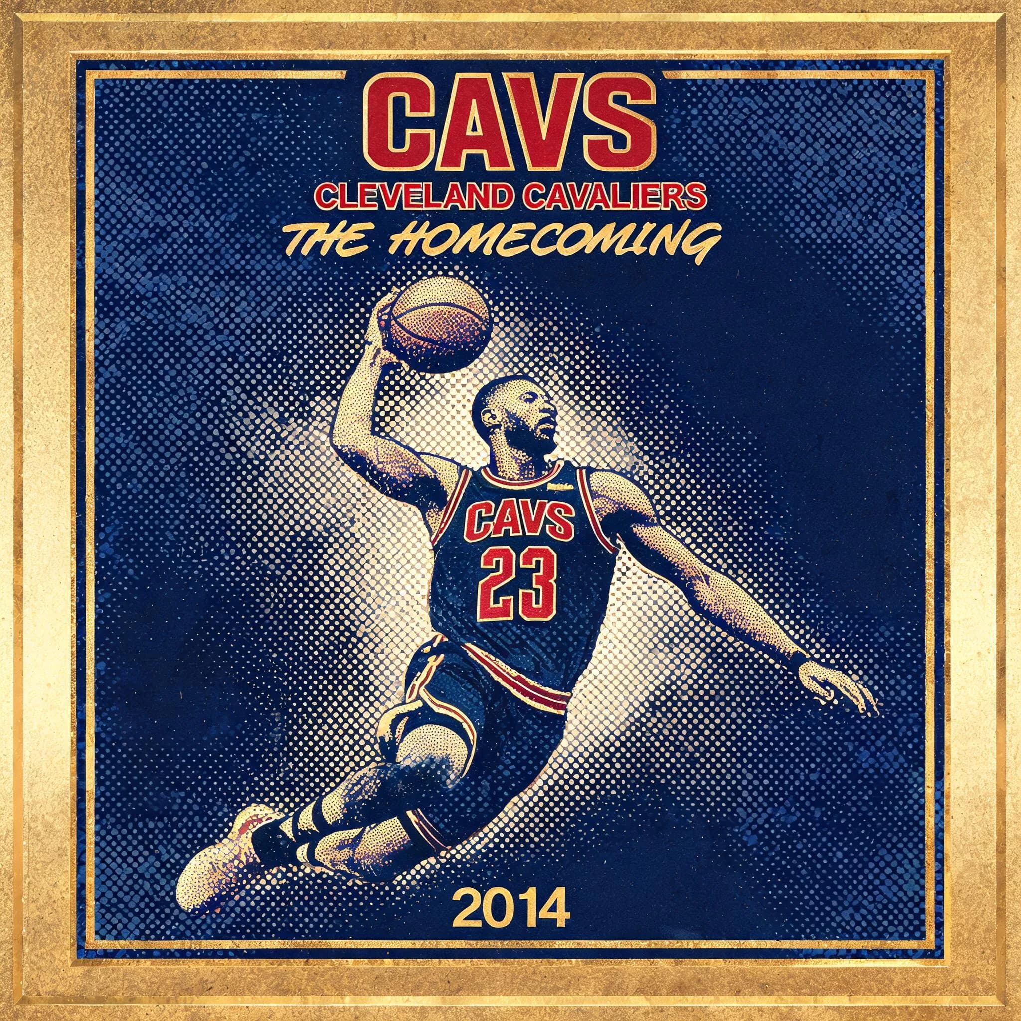 The Redemption Jersey — LeBron's Return to Cleveland in Navy