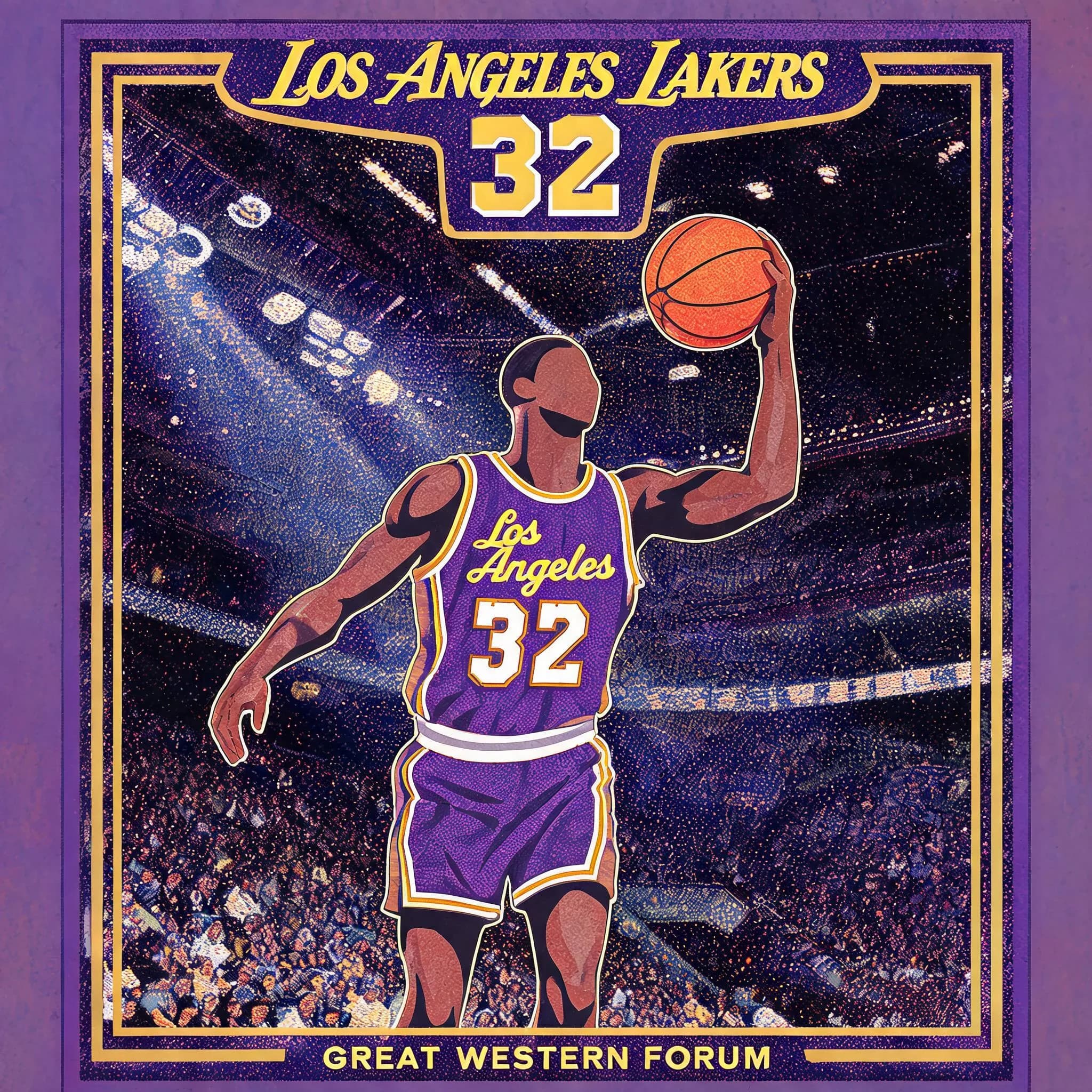 The Rivalry Uniform — Magic's Lakers Purple Road