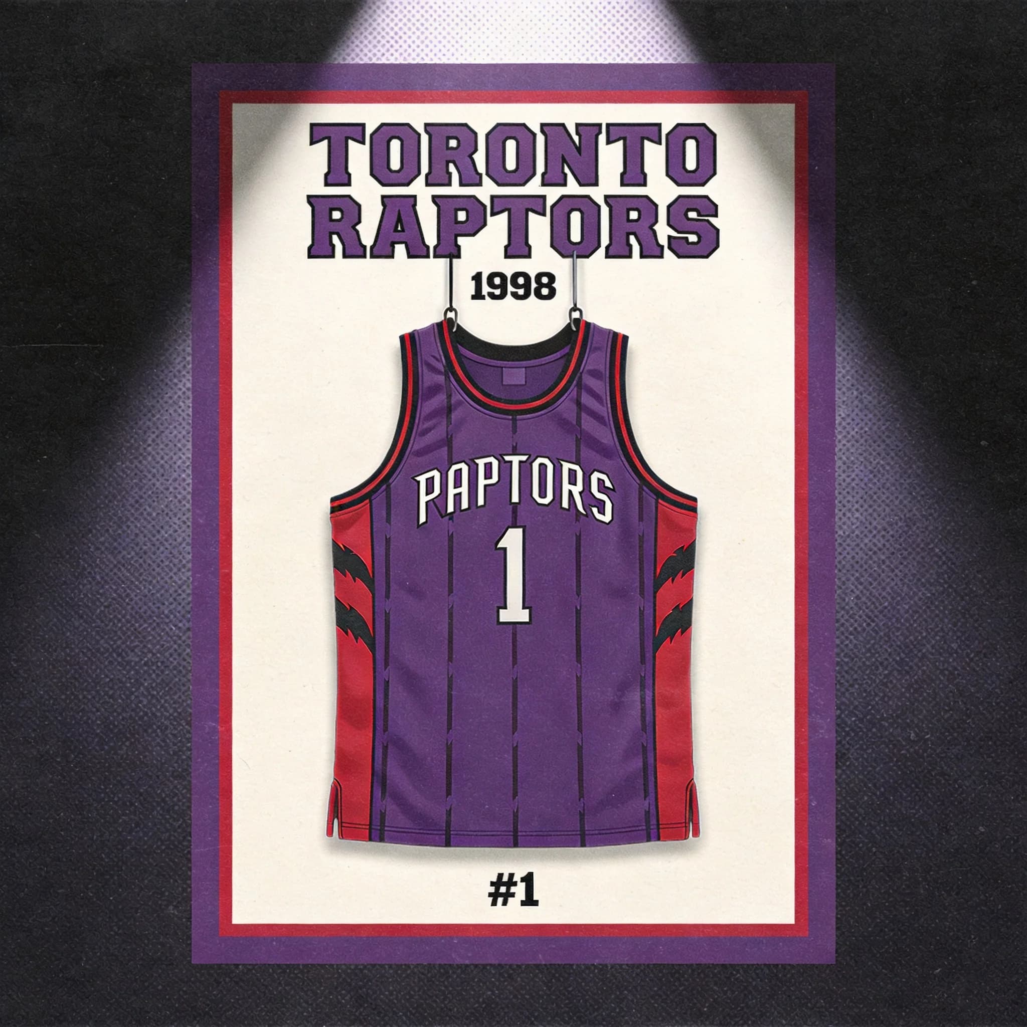Tracy McGrady Raptors Jersey — The Purple Dinosaur That Dressed a Future Scoring Champion Before Anyone Knew